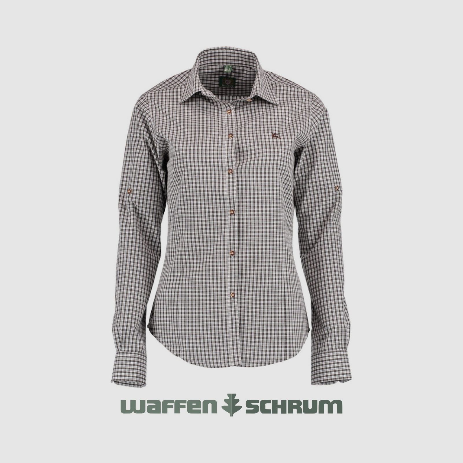 OS Trachten Bluse mit Stick Hirsch