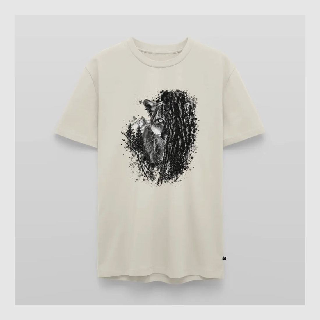 PUMA Men´s Premium T-Shirt „Lauernder Puma"