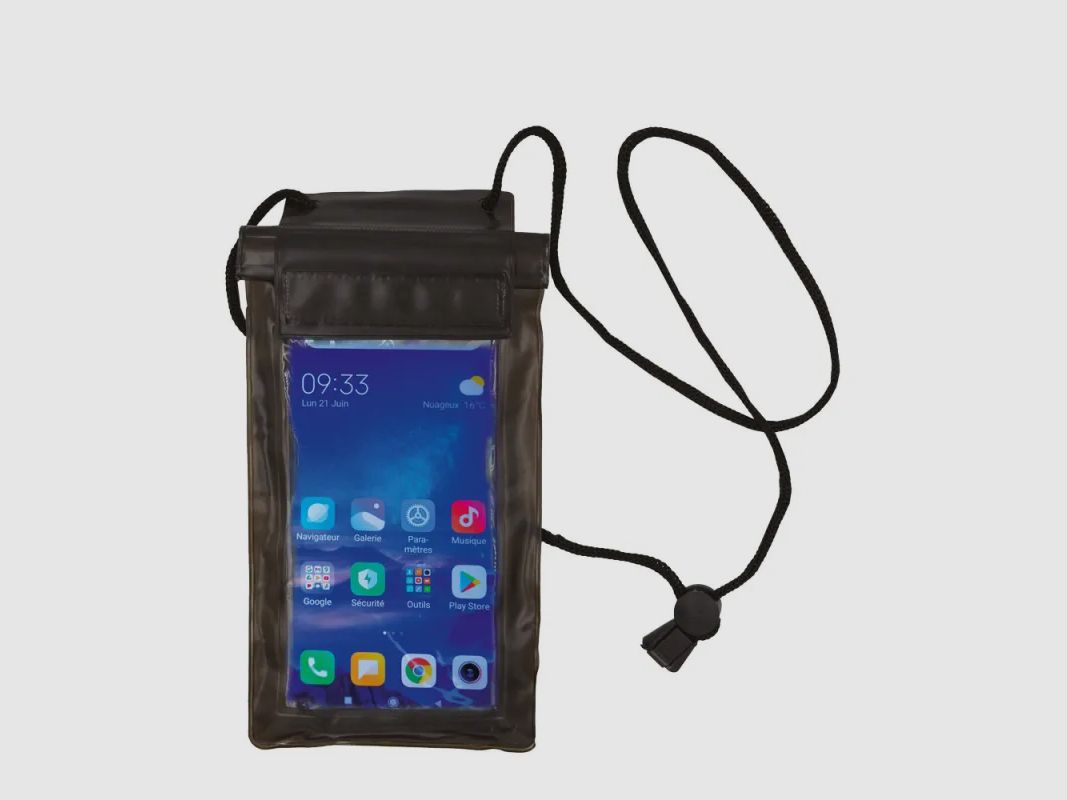 Custodia impermeabile per telefono touchscreen 22,6 x 9,5 x 0,3 cm, immagine 1 di 2