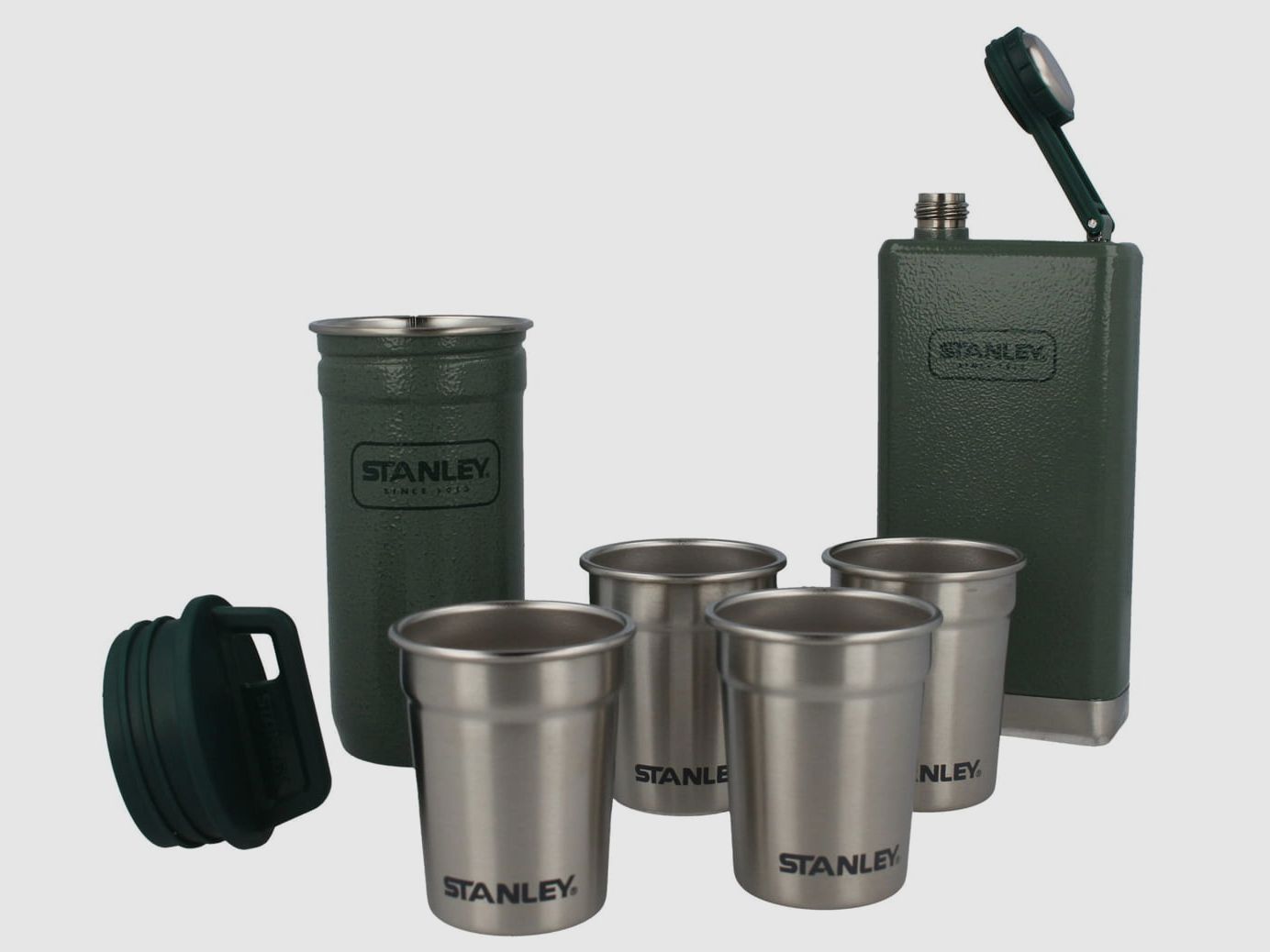 Stanley Adventure Set mit 4 Schnapsgläsern und Flachmann, Bild 1 von 2