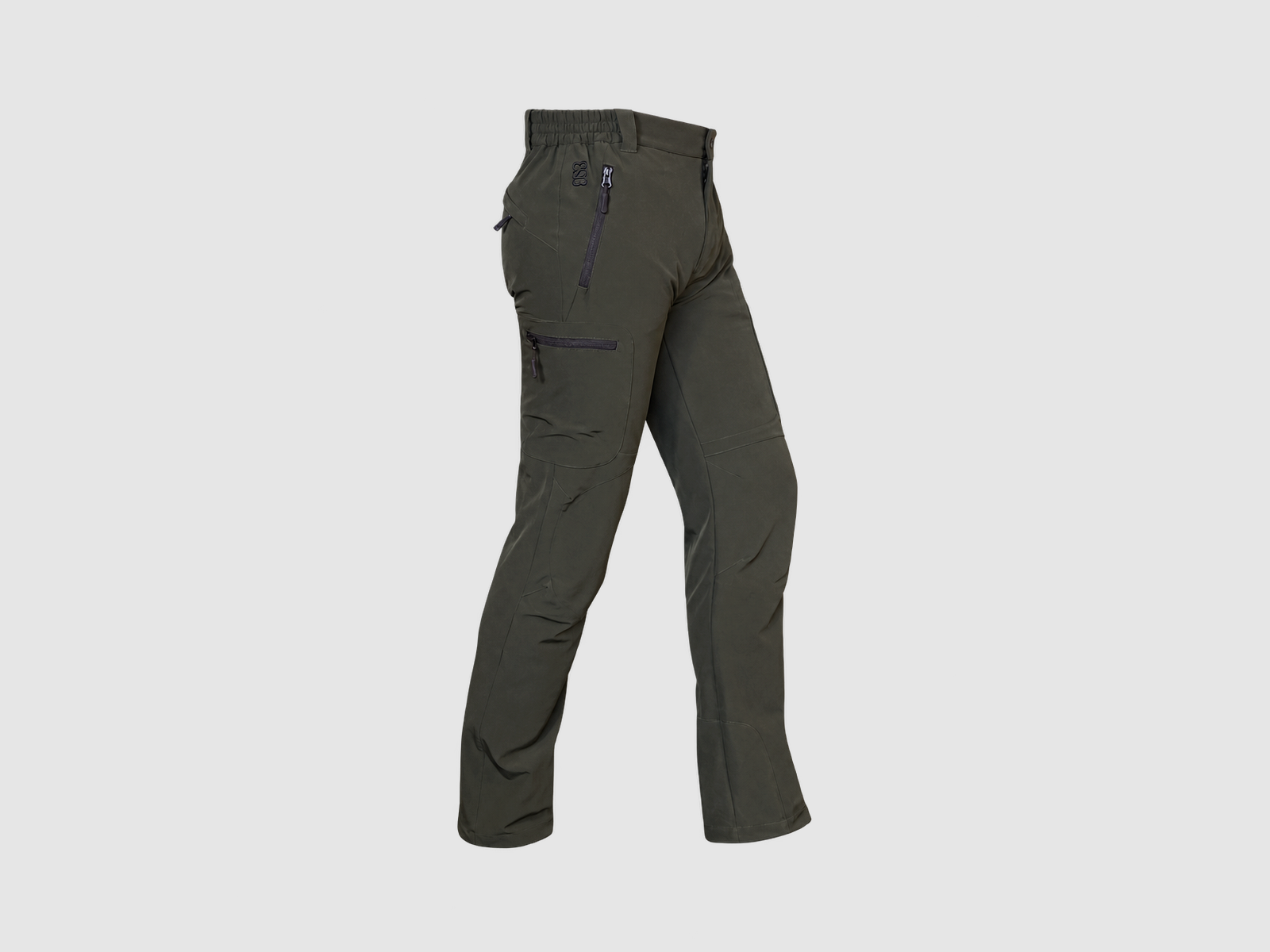 Pantalon Élastique Benisport Congo Kaki Foncé, image 1 sur 2