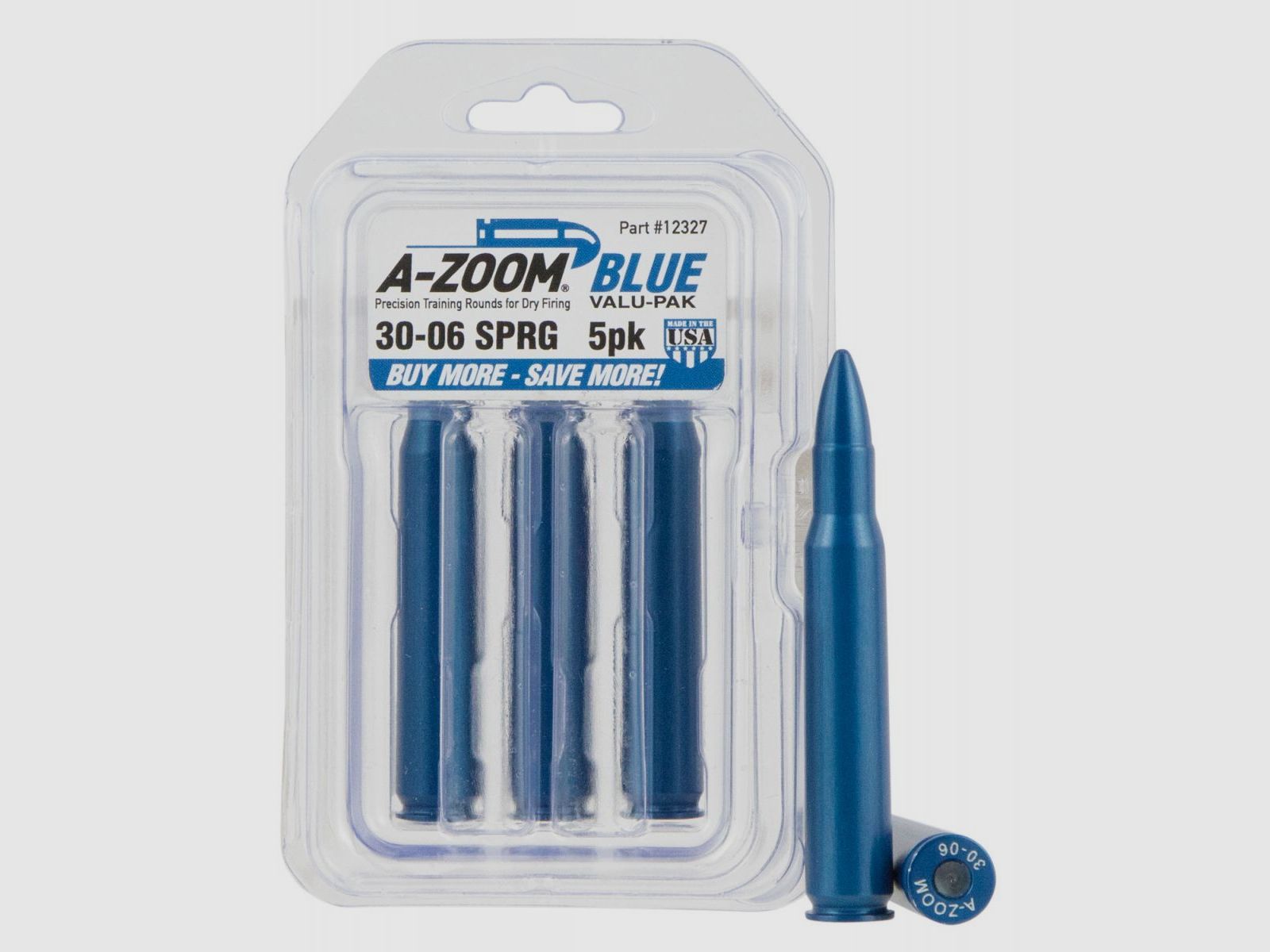 A-Zoom Pufferpatrone Aluminium eloxiert .30-06 Sprg. 5 Stück