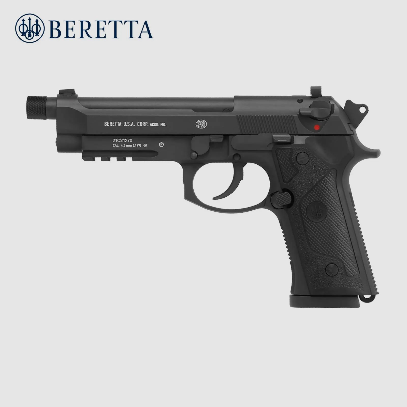 Beretta M9A3 FM Schwarz 4,5 mm Stahl BB Co2-Pistole Blow Back