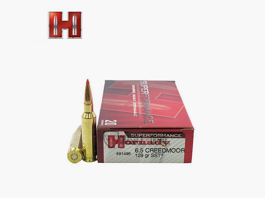 20 nabojów HORNADY Superformance 6.5 Creedmoor 129 Gr Sst