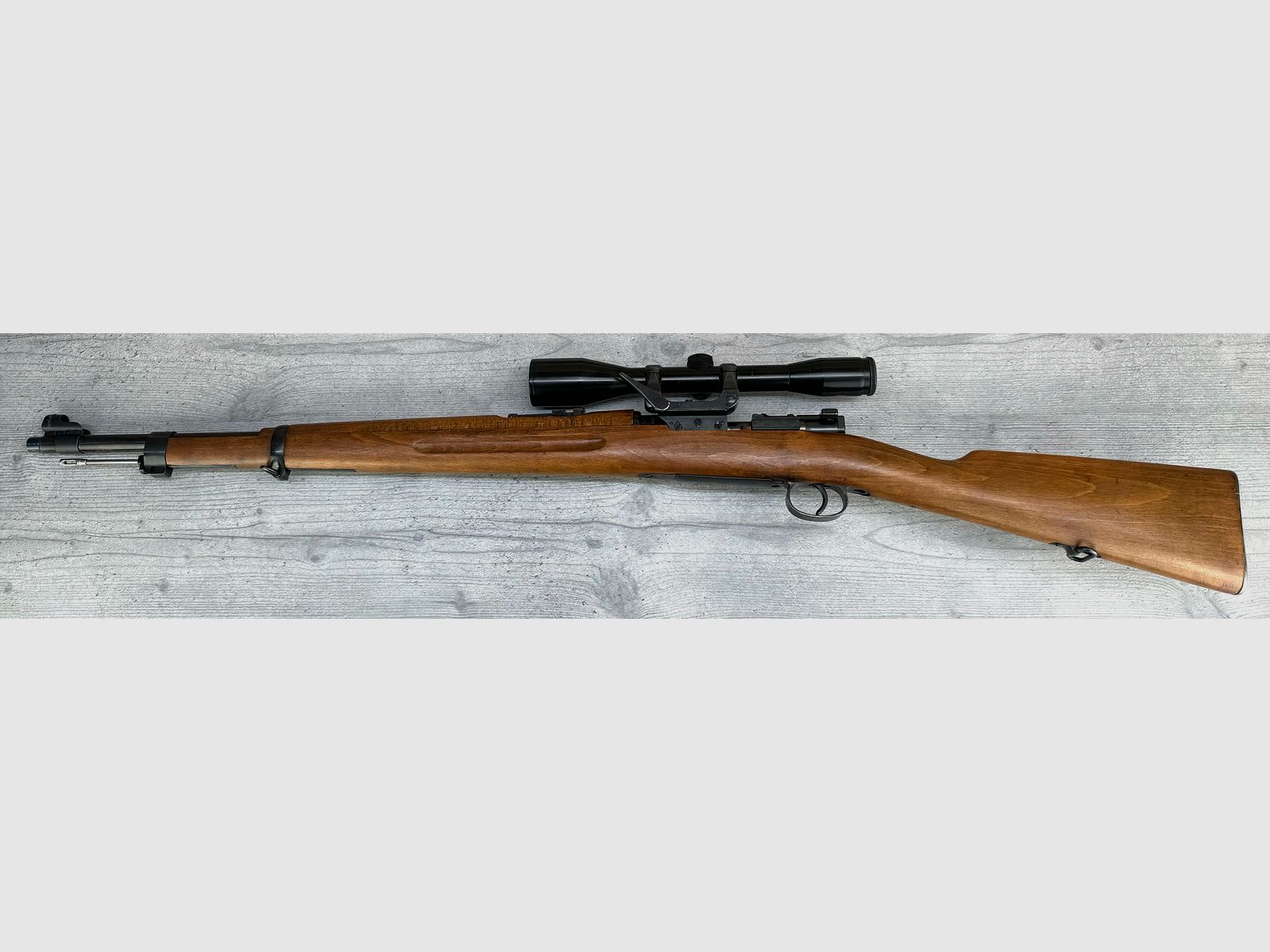 Carl Gustaf/ Husqvarna M/38 6,5x55mm z montażem bocznym + S&B 12x42 ZF