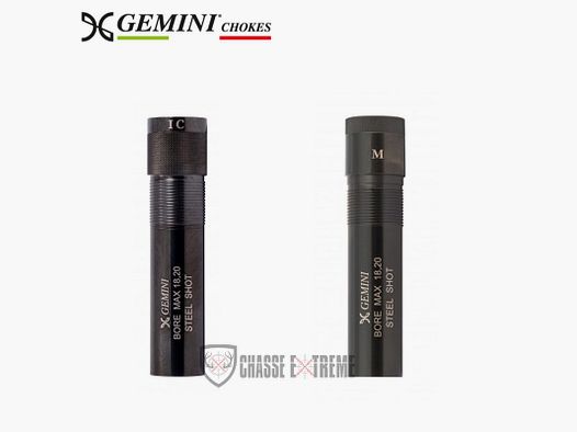 Choke GEMINI Extérieur +20 mm Optima Greystone Steel Cal 12