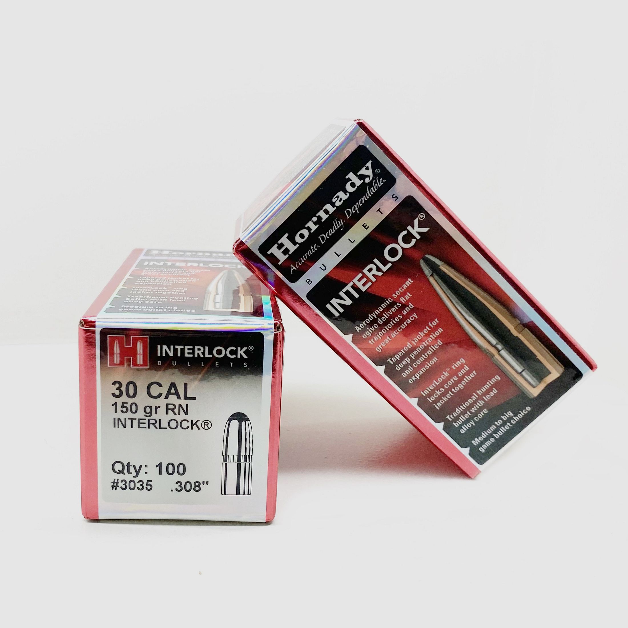 Pociski Hornady kal. .30 RN INTERLOCK 150 gr (100 szt.)