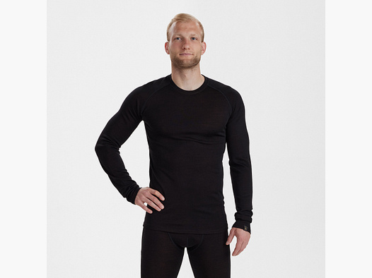 Quinn Merino-Unterhemd - Black Oak – Größe: 2XL