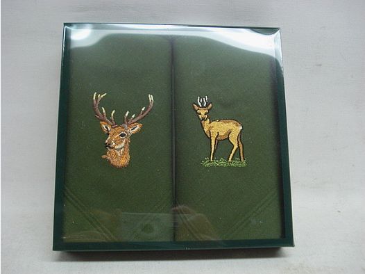 Taschentücher 2er Pack - Motiv:Hirsch,Reh