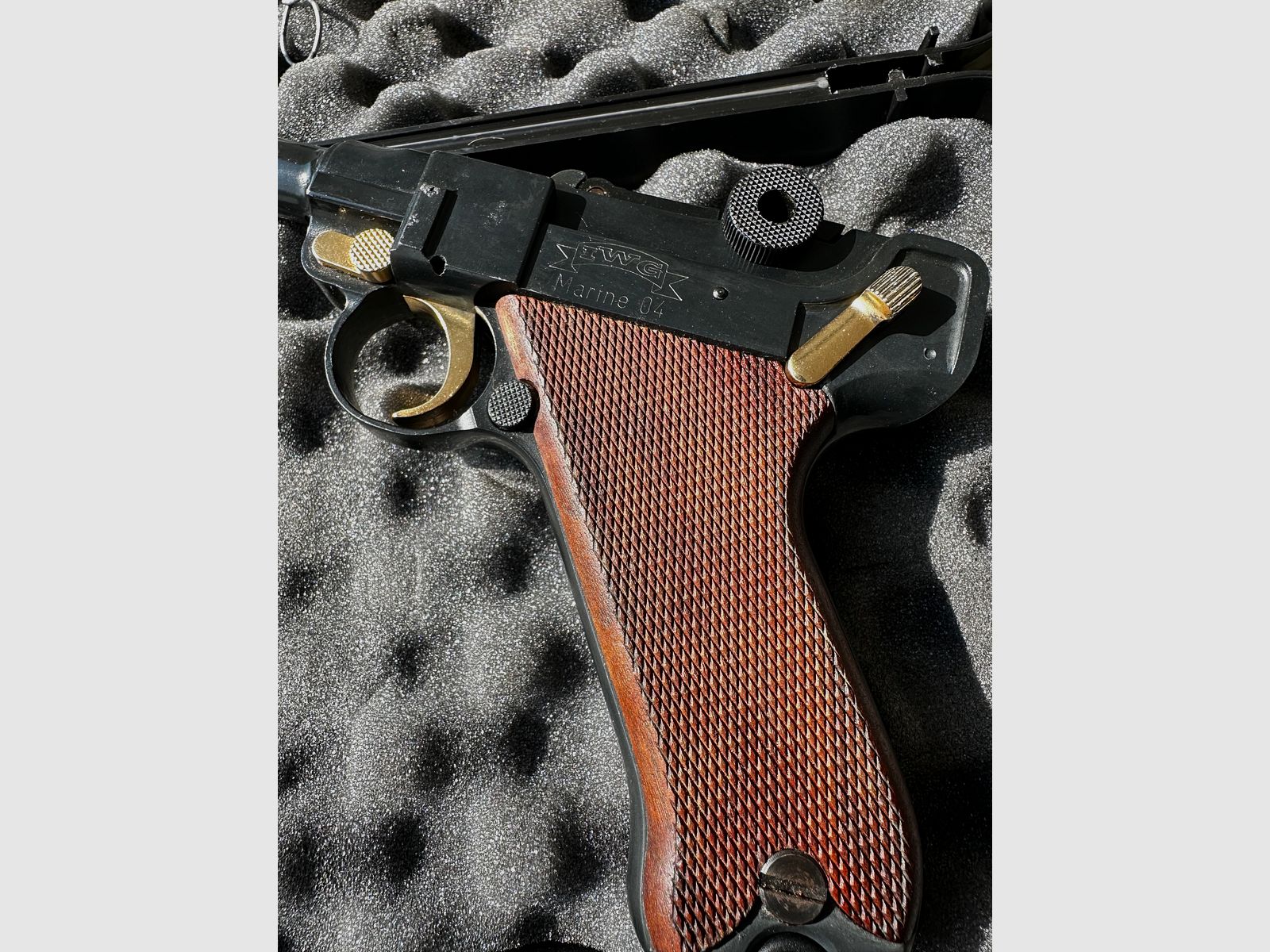 Luger 04 Marinepistole 1er Guerre mondiale 8mm coup de feu de détresse