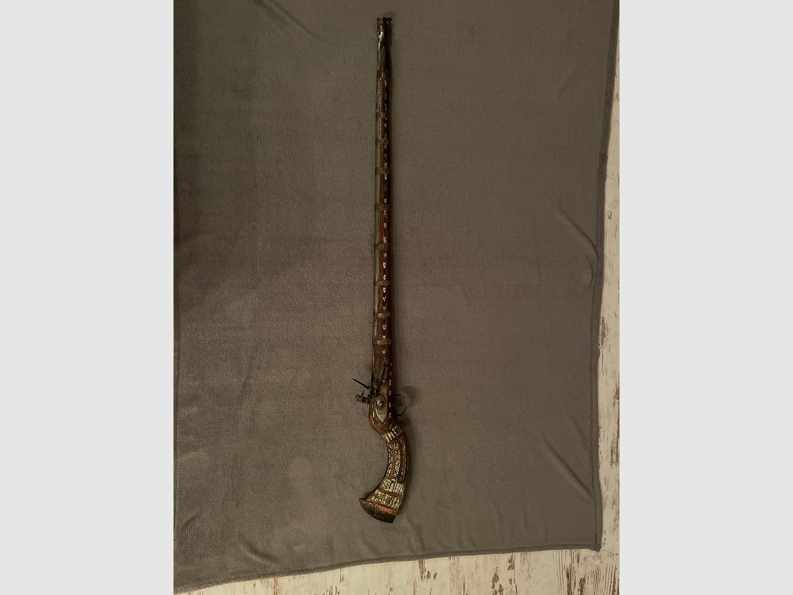 Rifle de caballería ca. siglo XIX. Afganistán