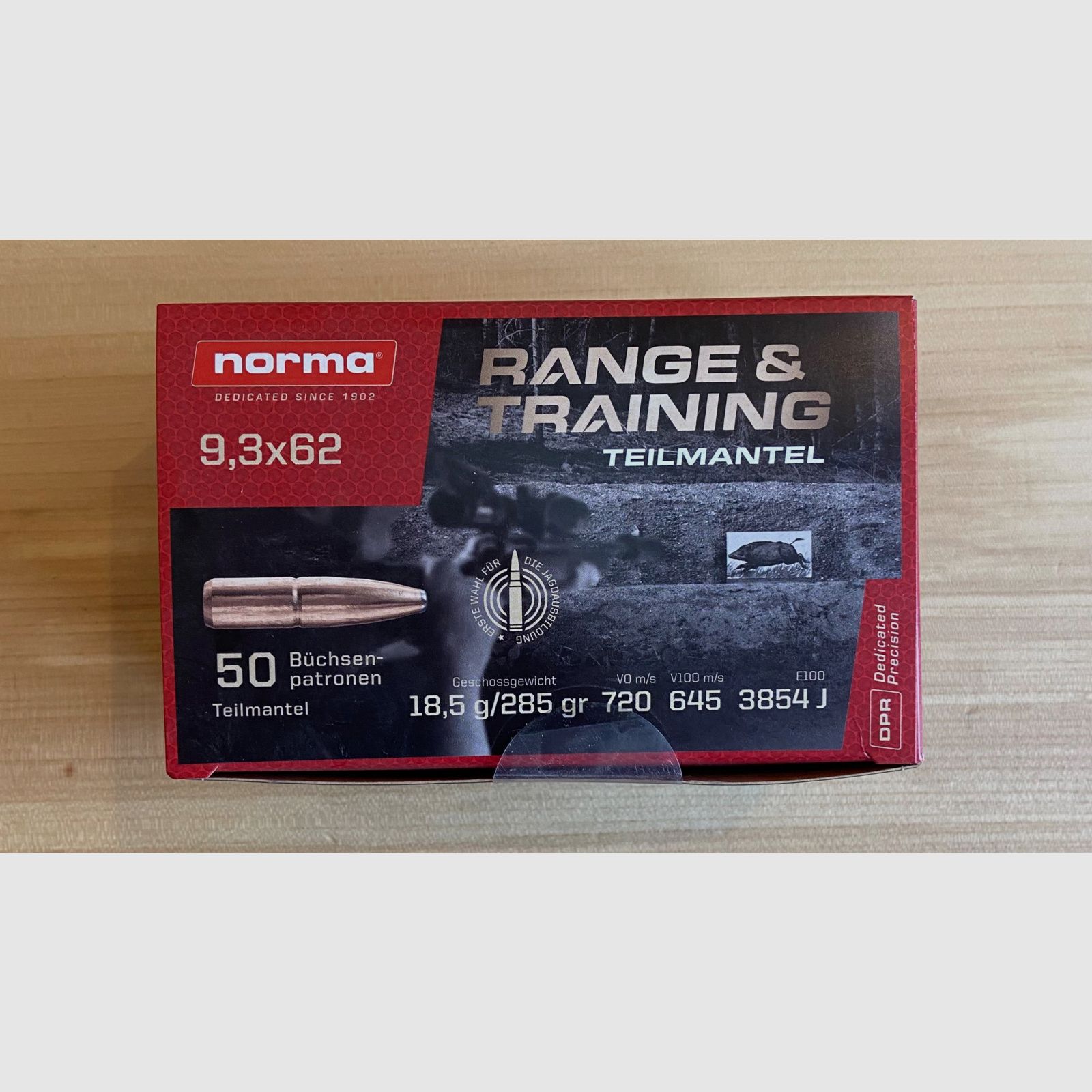 Norma Range & Training Kal. 9,3x62 - 18,5g / 285gr
