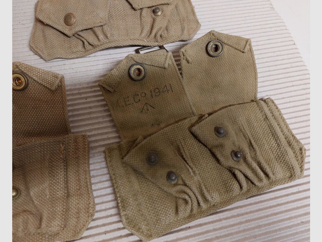 Enfield British Smle Lee Enfield No1 MKIII cartridge bag, magazine pouch