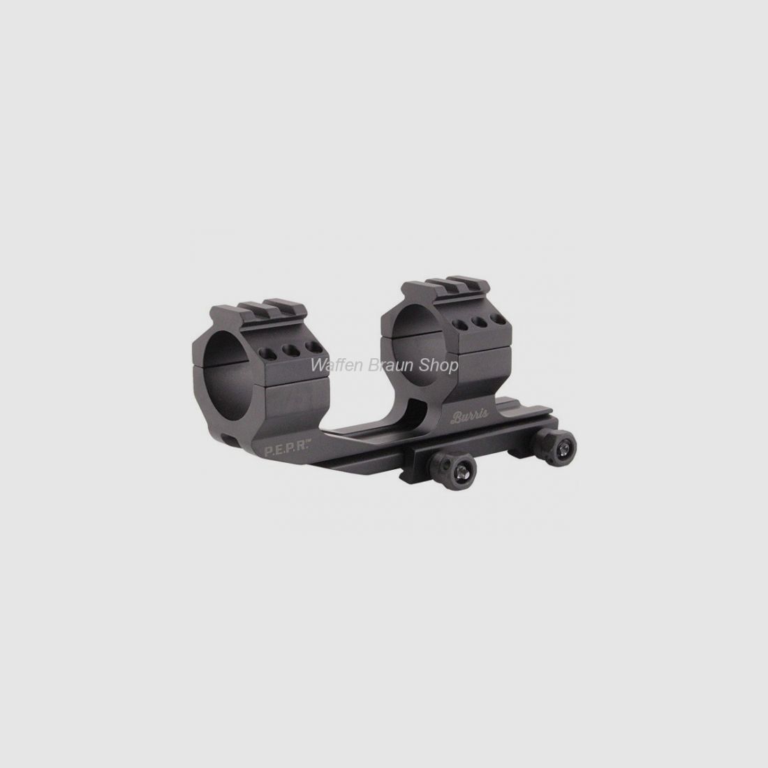Burrismontage AR_PEPR QD 34mm gekröpft mit Rändelschraube