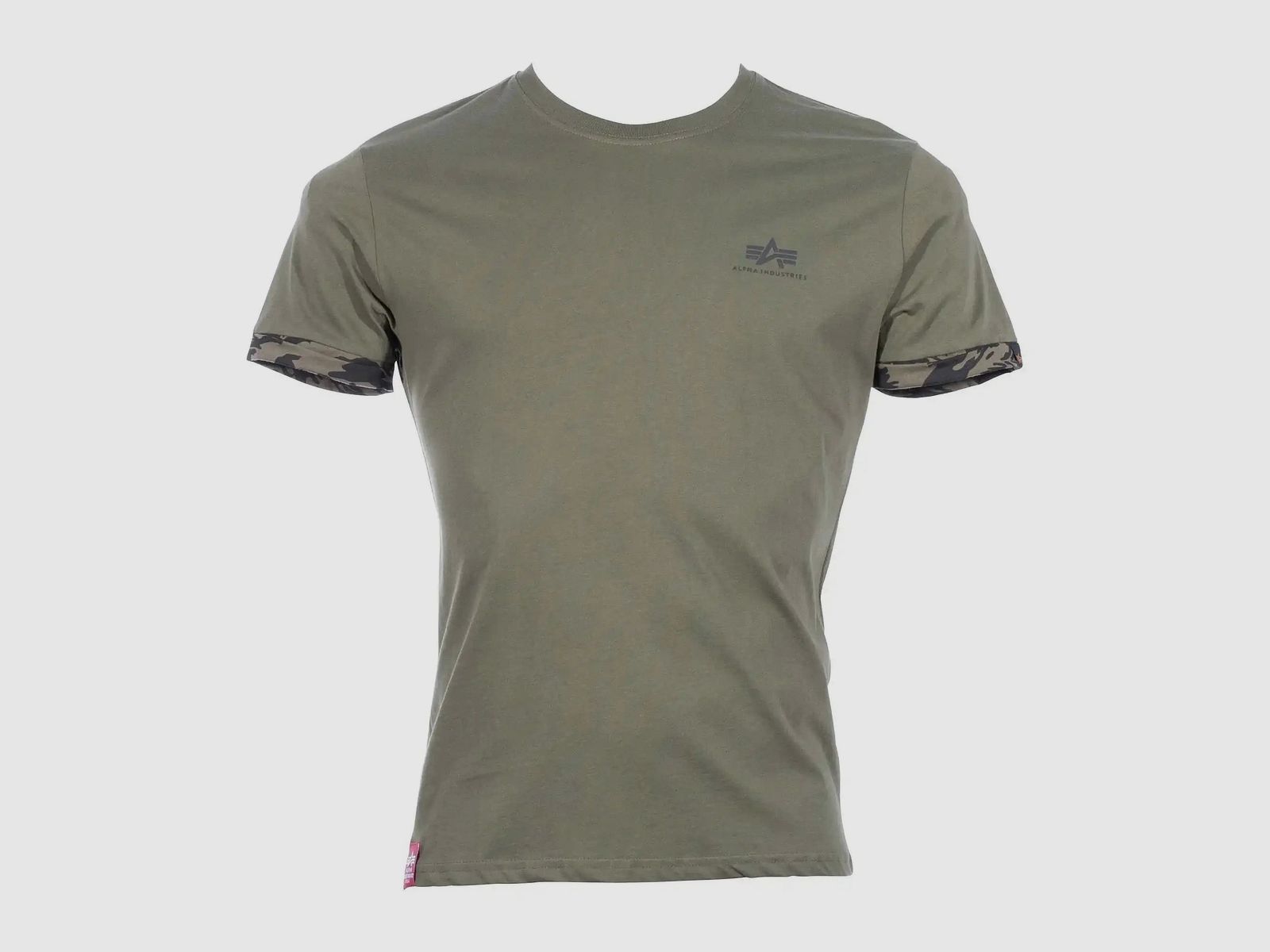 alpha industries T-Shirt met opgerolde mouwen