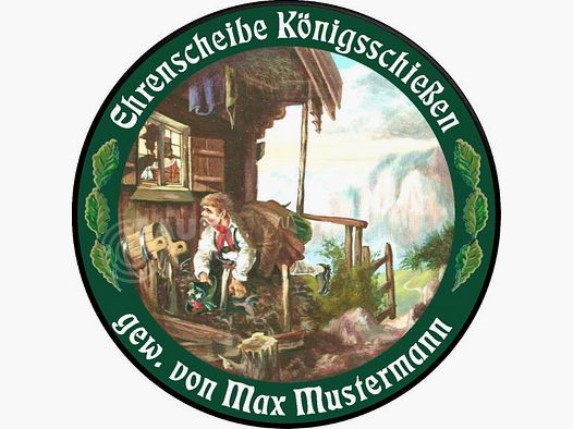 Schützenscheibe ECO-LINE Motiv 176