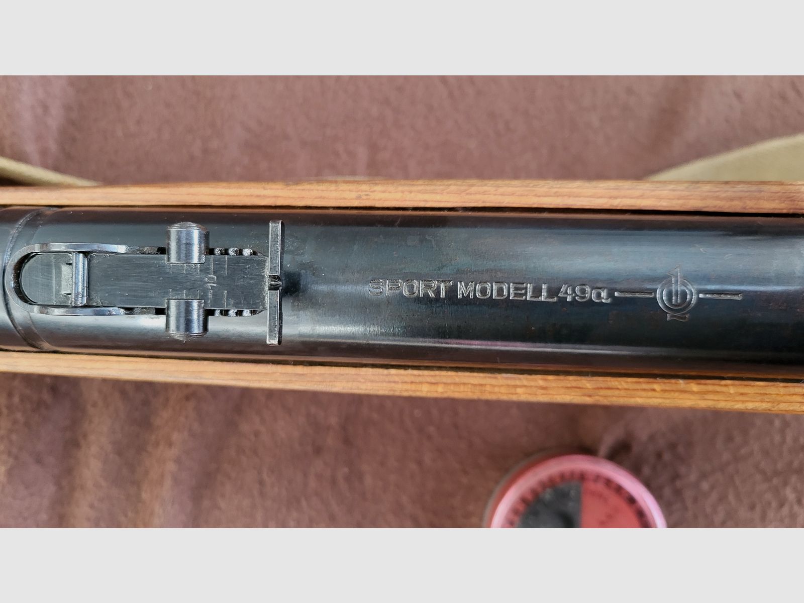 Air rifle with magazine Haenel 49a