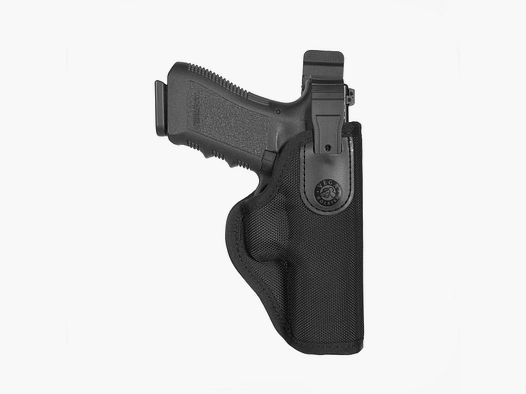 VEGA HOLSTER – HOLSTER AUS THERMOFORMIERTEM CORDURA FÜR KURZE WAFFEN | POLYMER-GÜRTELHALTER | FÜR LARGE AUTO, GLOCK 17/22