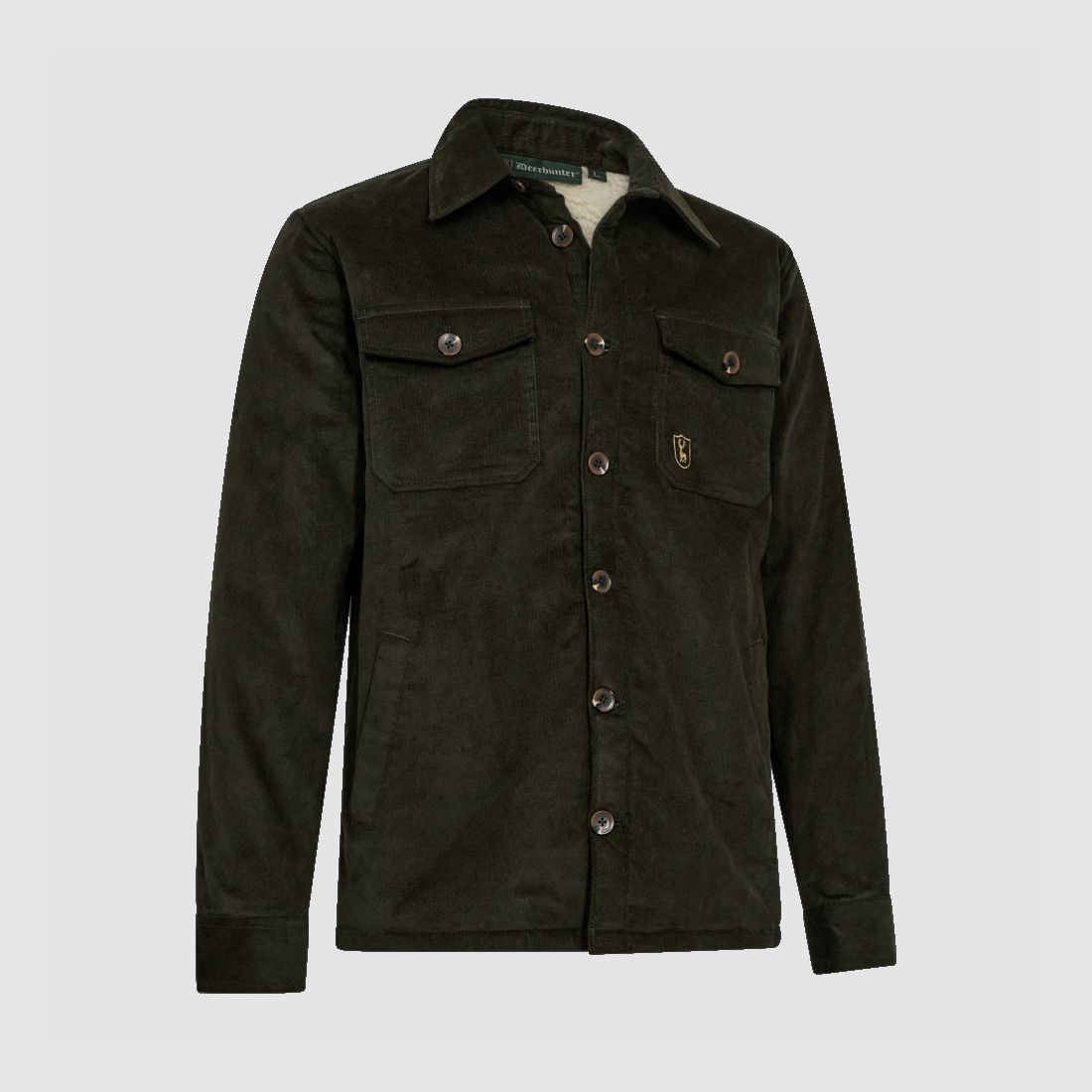 Veste en velours côtelé Sherpa doublée, taille XL timber