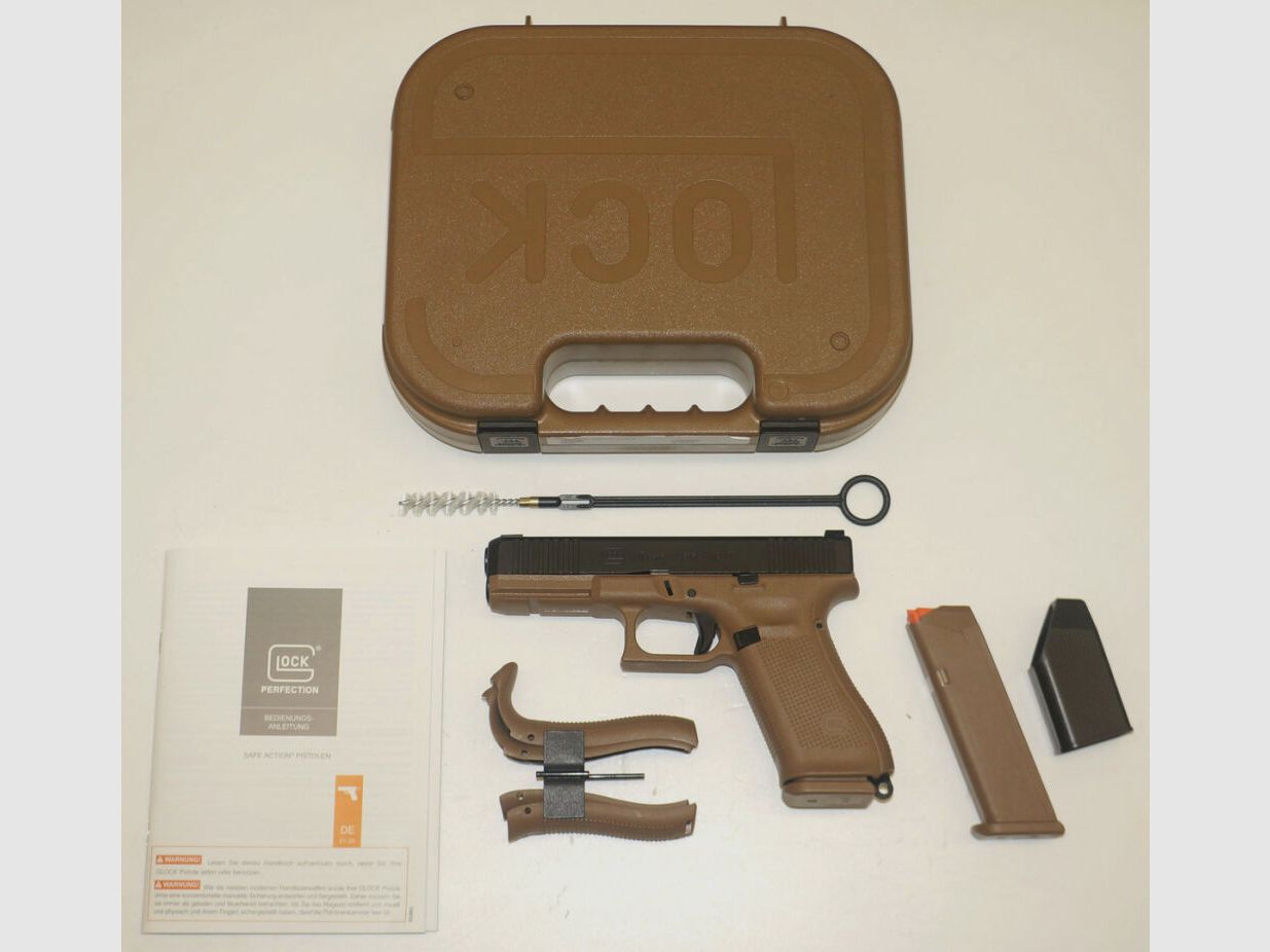 Pistola semiautomática Glock 17 Gen.5 FS/FXD "FR Coyote" cal. 9x19 armamento estándar del ejército francés