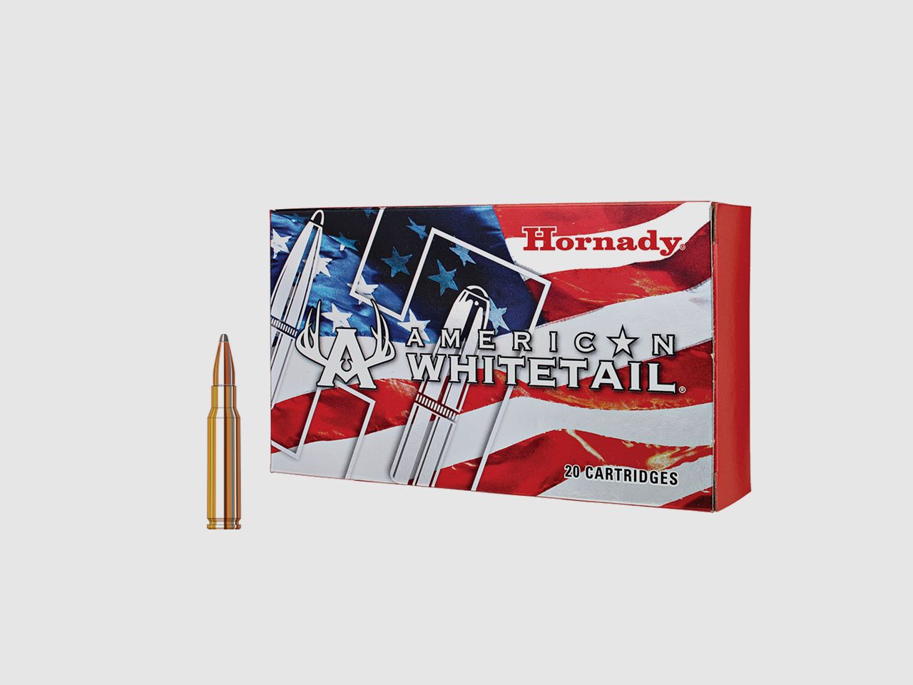 HORNADY - Munition .308Win. American Whitetail SP 10,7g/165grs