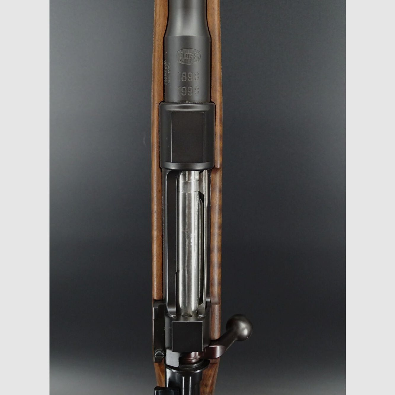 Mauser M98 100 Jahre Jubiläum Kaliber .416 Rigby inkl. Lederkoffer	 M98 Magnumsystem 100 Jahre Mauser 16 / 100 Sammlungsauflösung