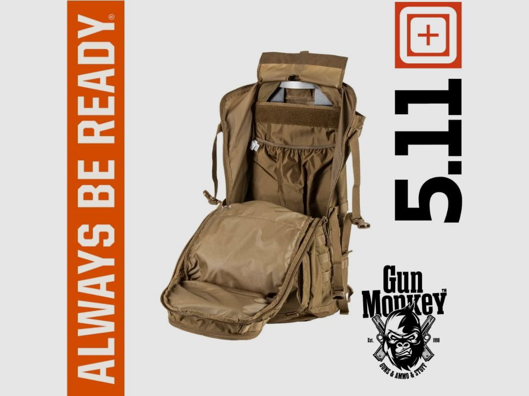 Plecak 5.11 Rush 100 Backpack 60l kol. 134 Kangaroo S/M (56555), zdjęcie 7 z 7