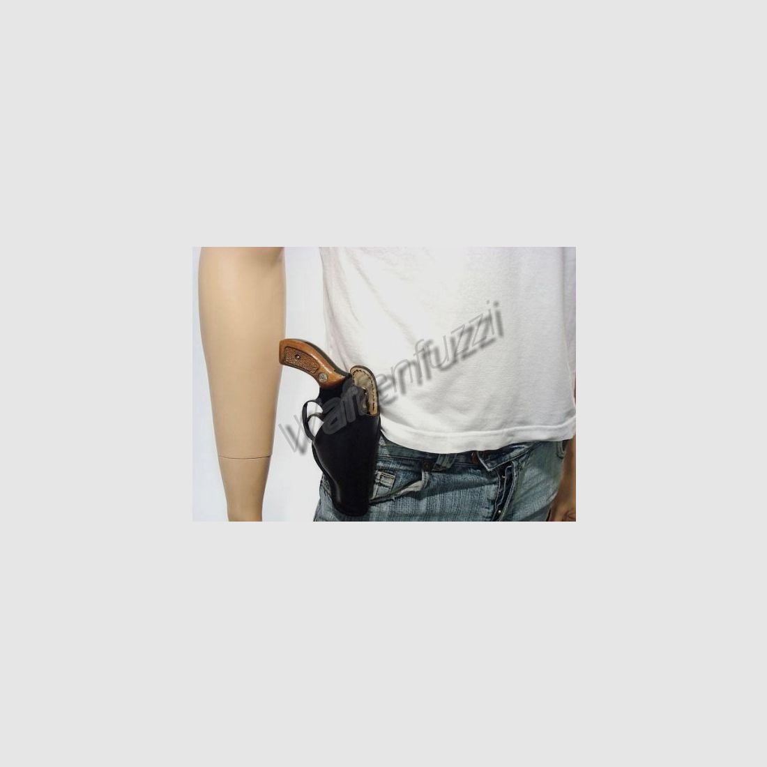 Leder-Gürtelholster für 2 1/2 Revolver