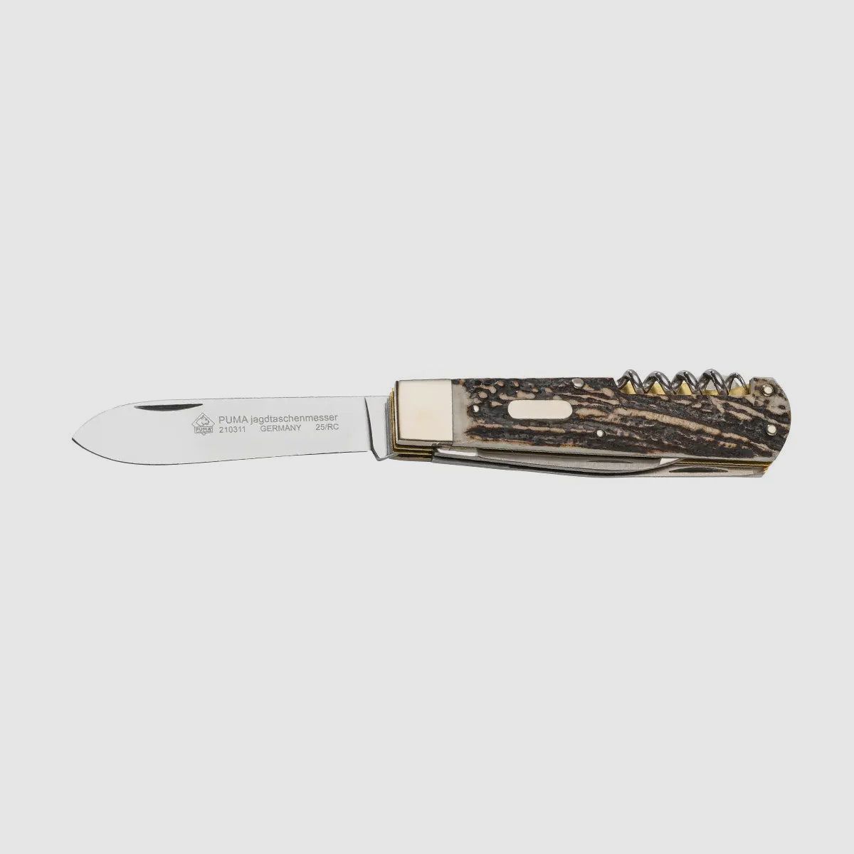 Couteau de poche de chasse PUMA 4 pièces édition FAOS "Cerf"