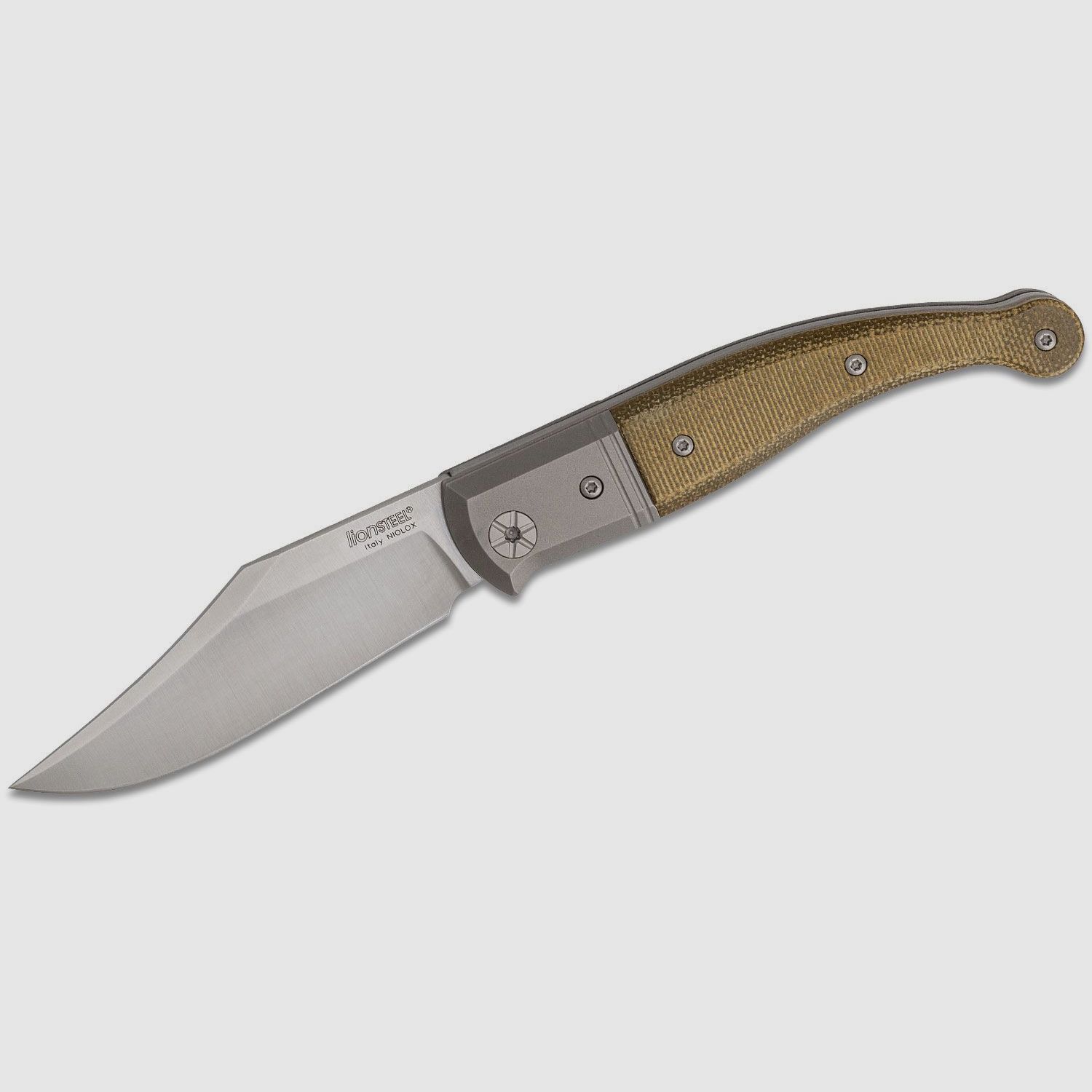 Gitano GT01 CVG, Niolox Clip Point-Klinge, grüner Canvas-Micarta-Griff | 97323