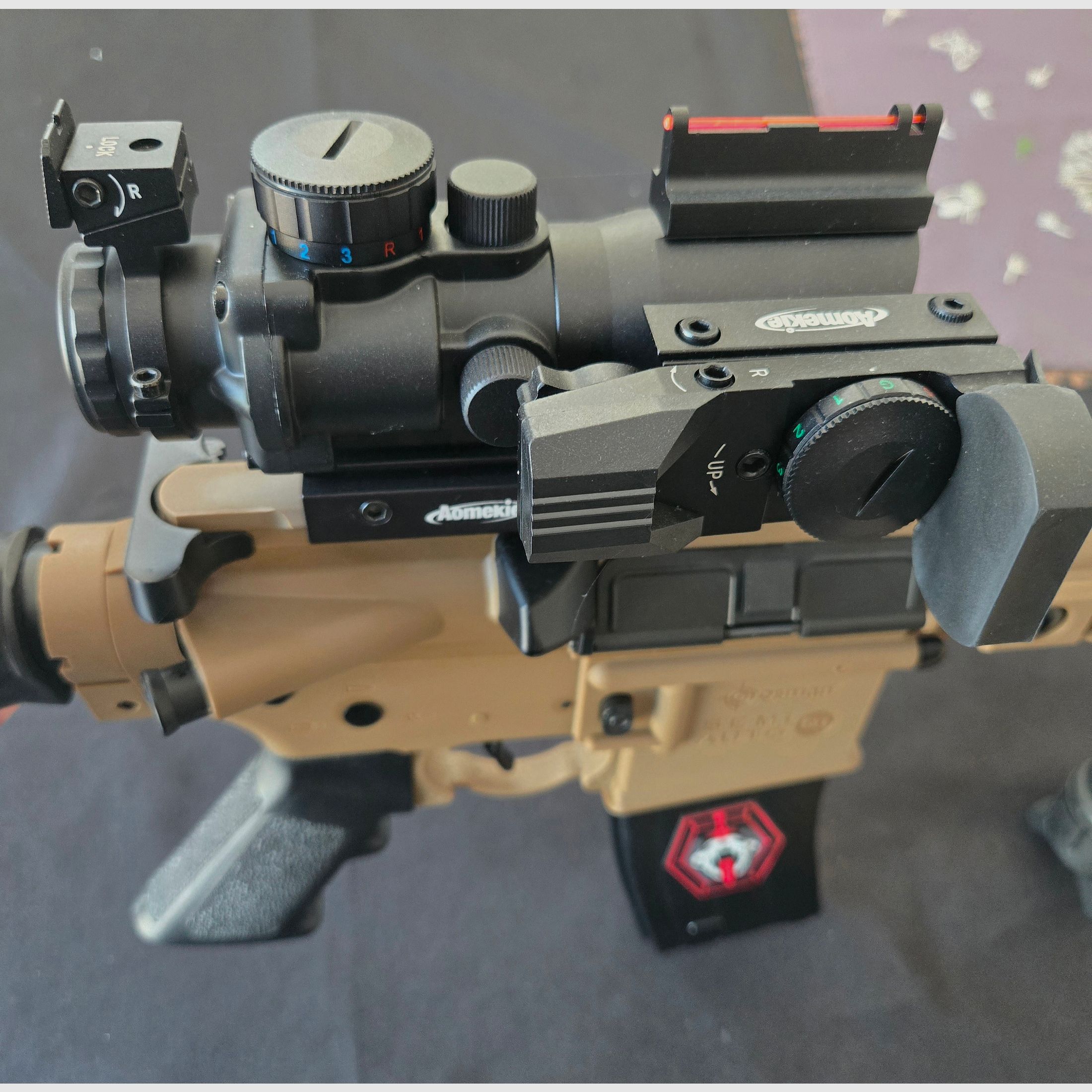 Crosman R1 CO2 rifle de aire AR15
