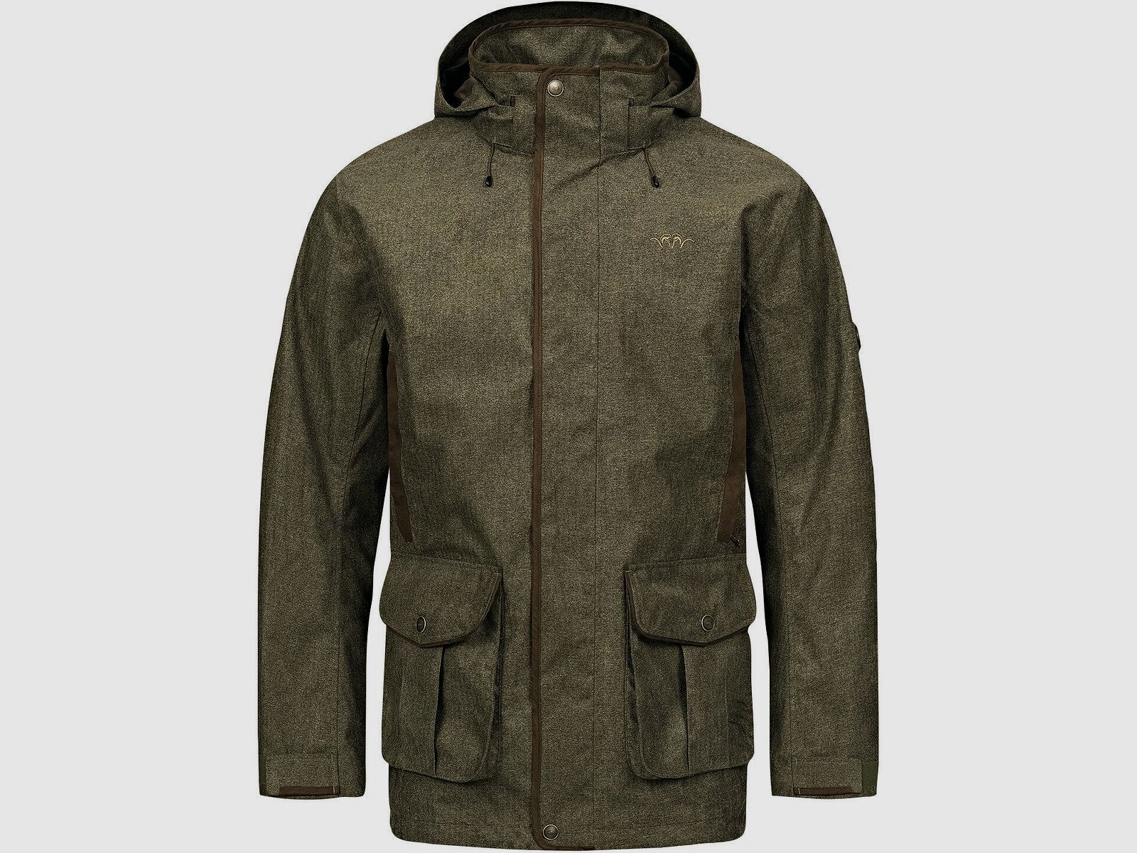 Vintage Wing Jacke Herren (Olive Mélange/Schwarz)