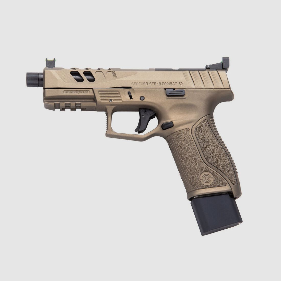 Stoeger STR-9 Combat SX - Bronze fumé 9x19 - Prêt pour optique - Canon fileté