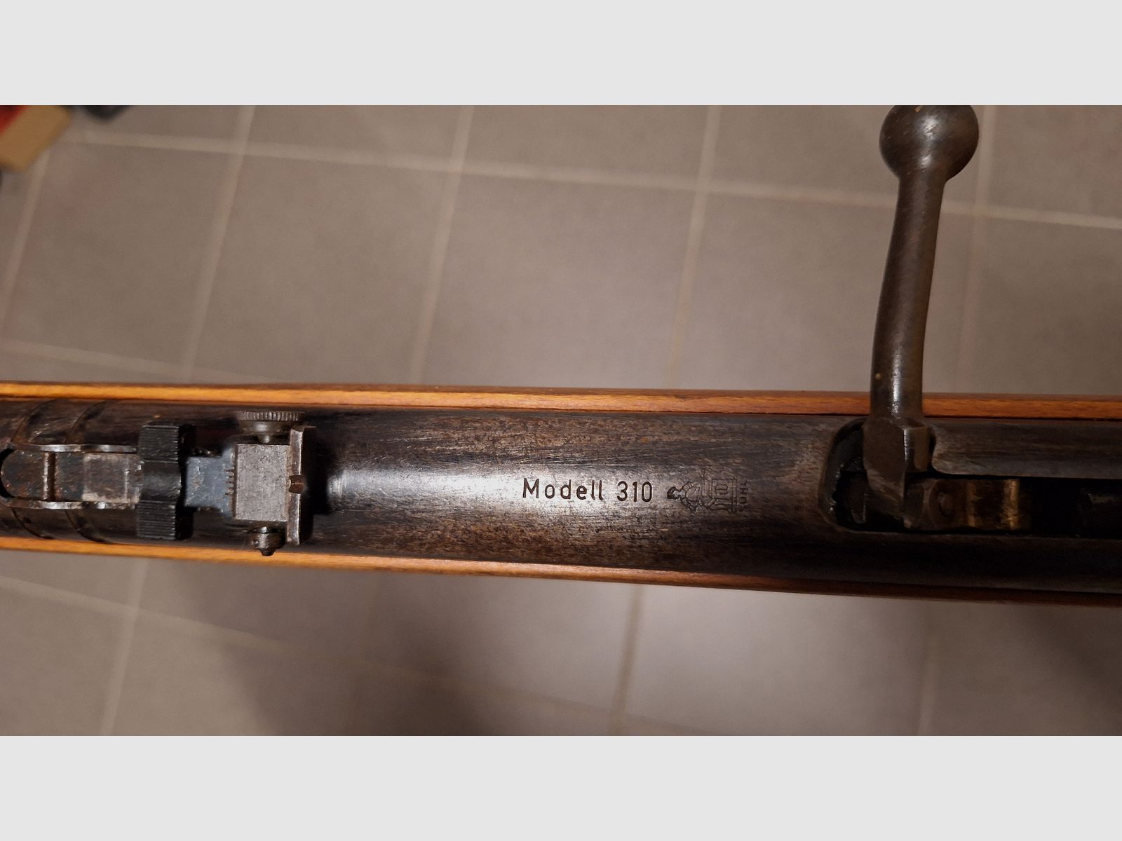 Haenel Suhl 310 DDR-Luftgewehr mit Sportschaft+8er Magazin!