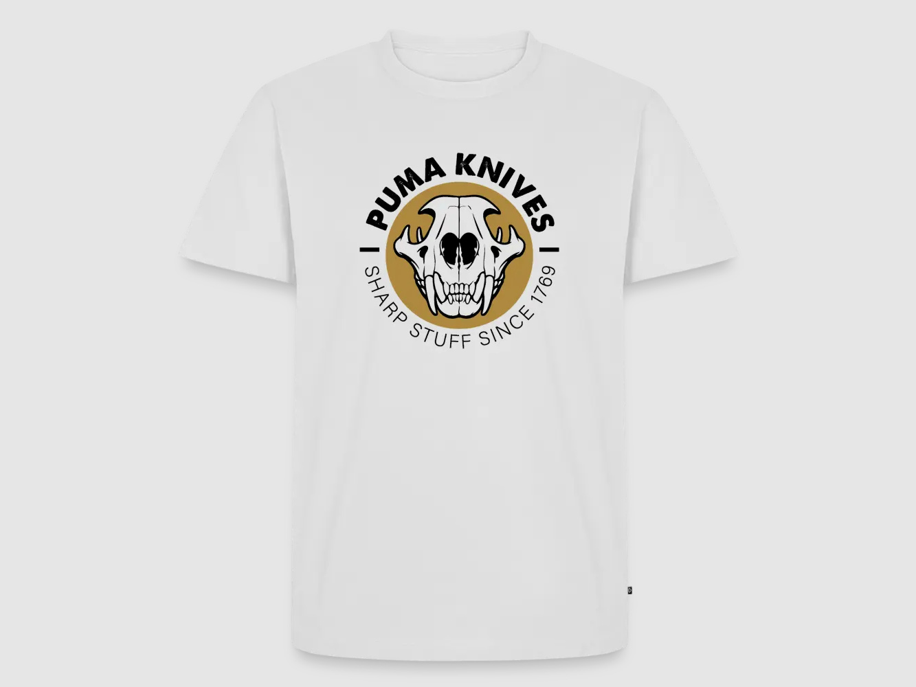 PUMA Men’s Premium T-Shirt "Skull Frontal Sharp Stuff"