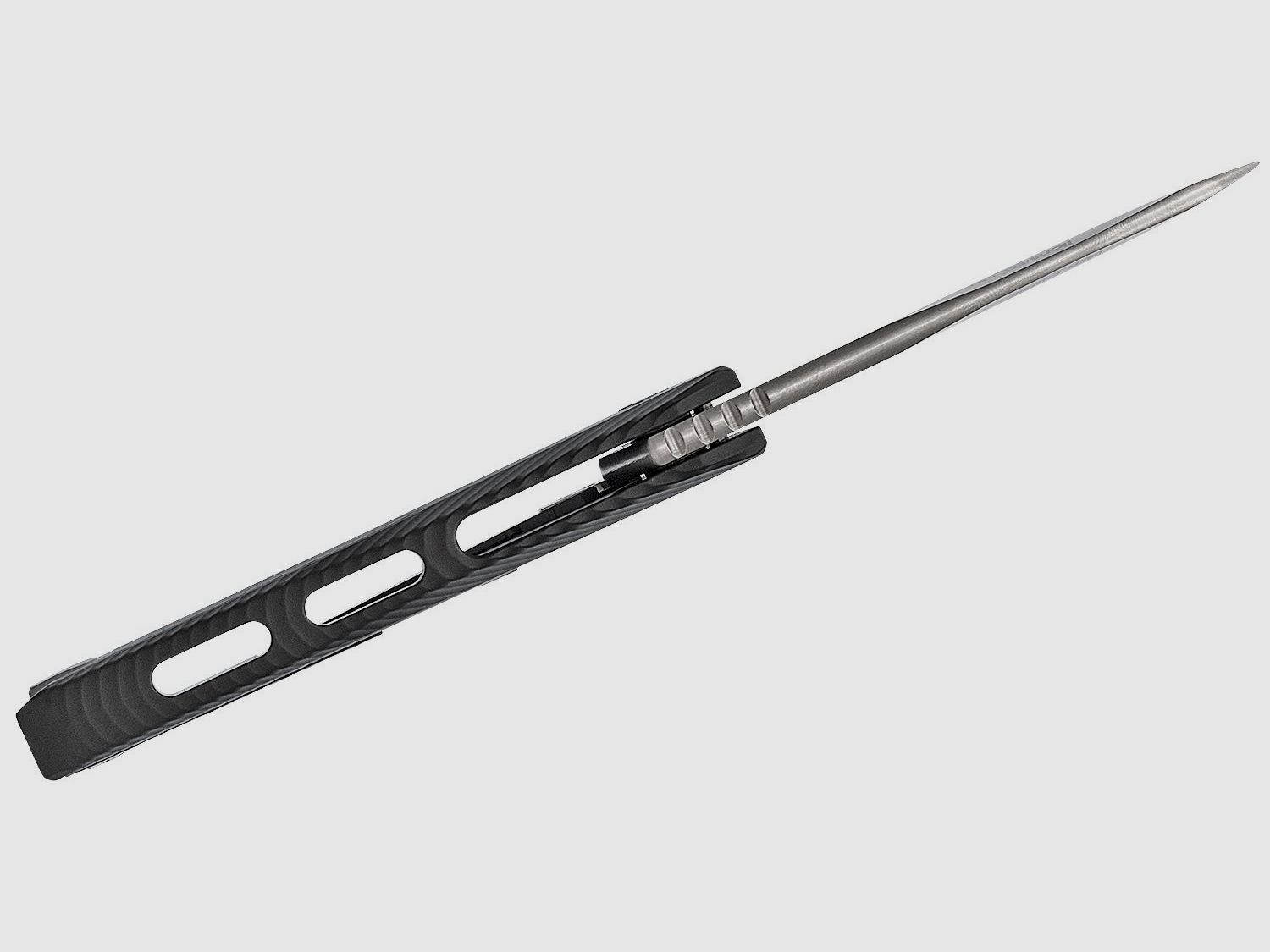 ROK A BS, M390 Satin-Klinge, schwarzer Aluminiumgriff | 97313