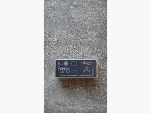 Walther 10x naboje pieprzowe 9mm R.K. (Pfefferkartuschen)