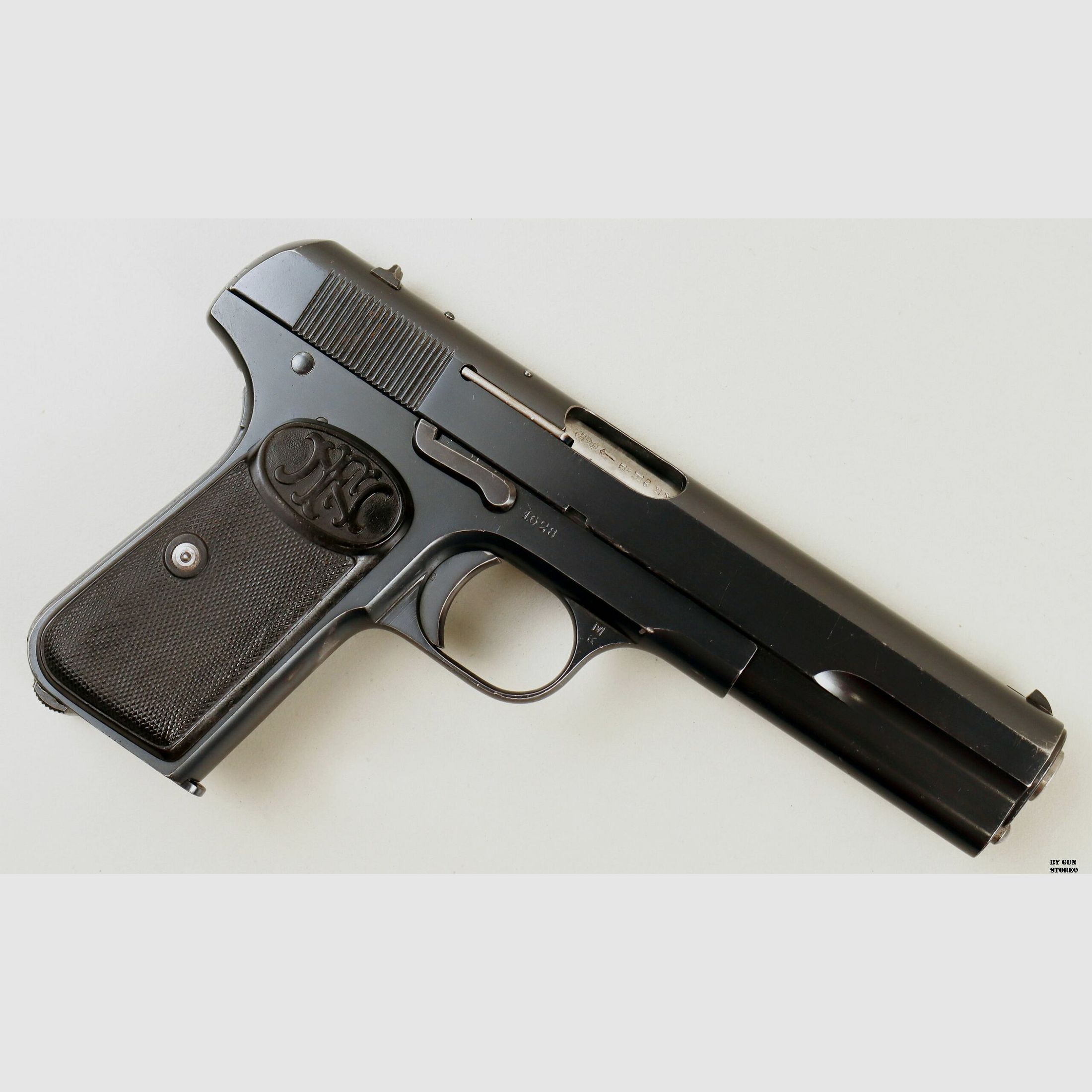 Pistola Fabrique Nationale F.N. mod. 1903 – M/07 cal. 9 Br. L. matr. 1628, immagine 4 di 10