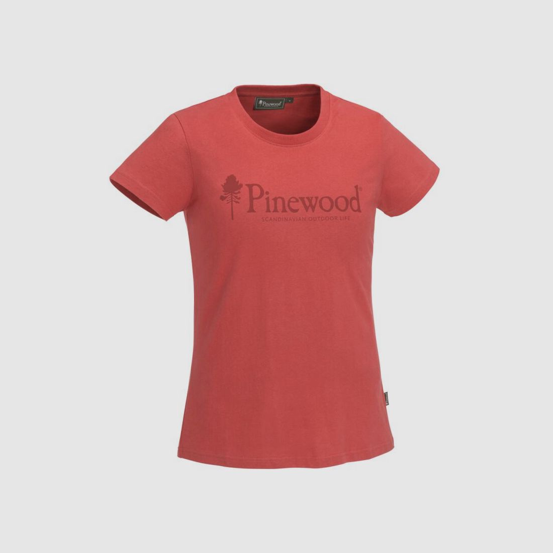 Pinewood Damen T-Shirt Outdoor Life Coral