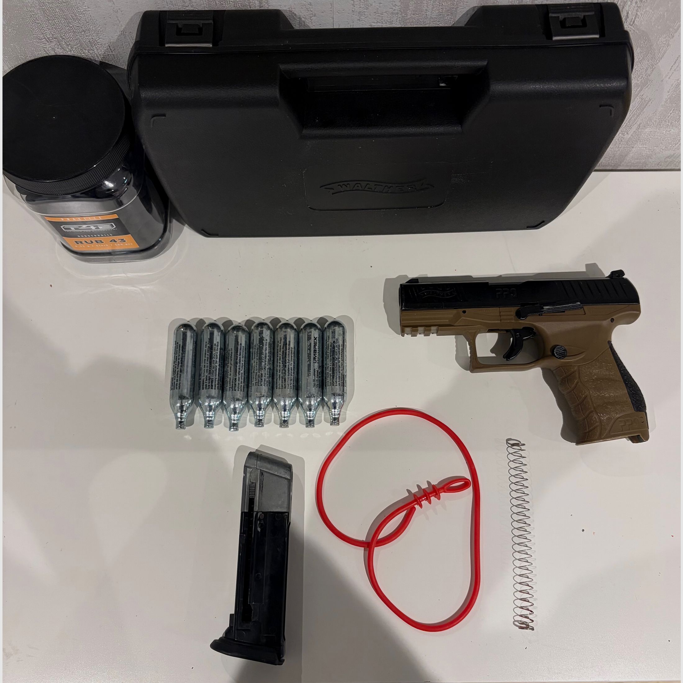 Walther PPQ M2 T4E (43) pistola (defectuosa)