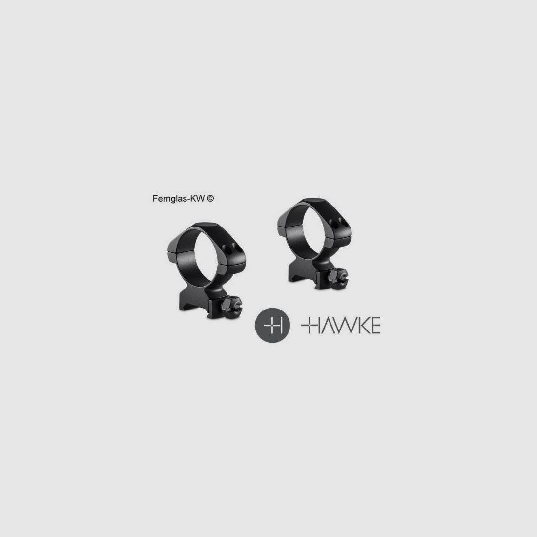 HAWKE 23020 2 Stück Ringmontagen 34 mm Precision Steel Weaver Niedrig
