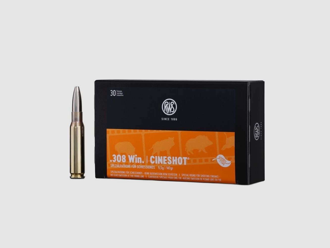 RWS Cineshot .308 Win 9,5 g / 147grs./ 30 Stk