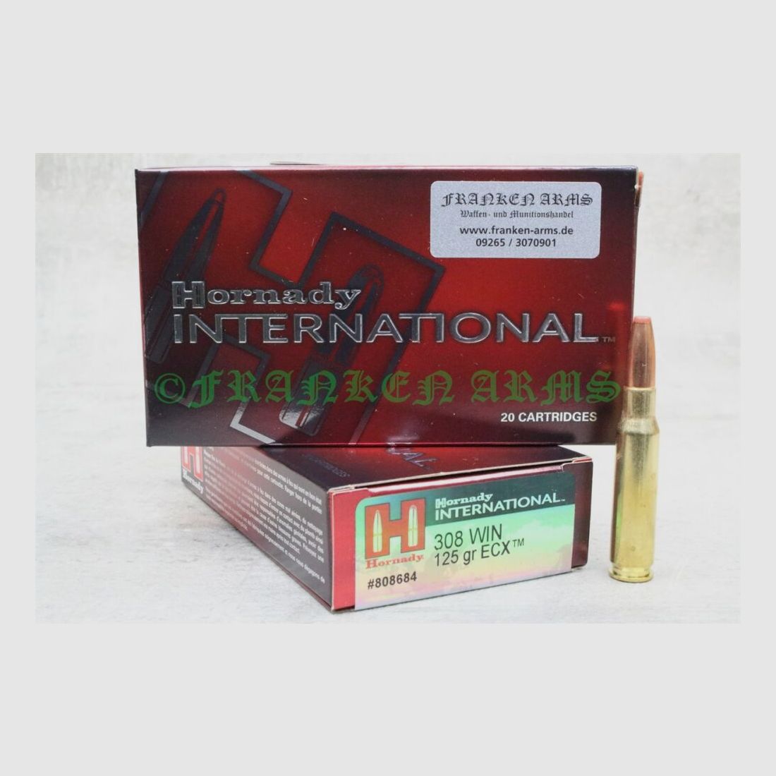 Hornady ECX .308 Win. 125gr. 8,1g 20 pezzi prezzo per quantità