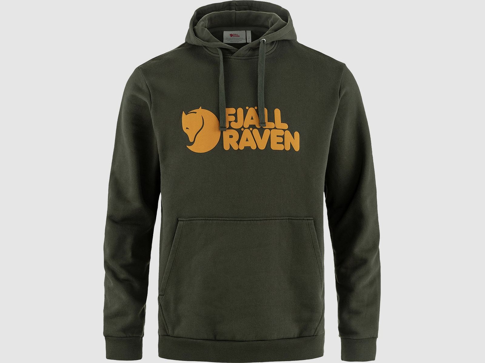 Fjällräven Hoodie Logo Fjäll Deep Forest