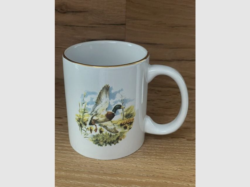 Porzellanbecher Ente/Wisent, Bild 1 von 2