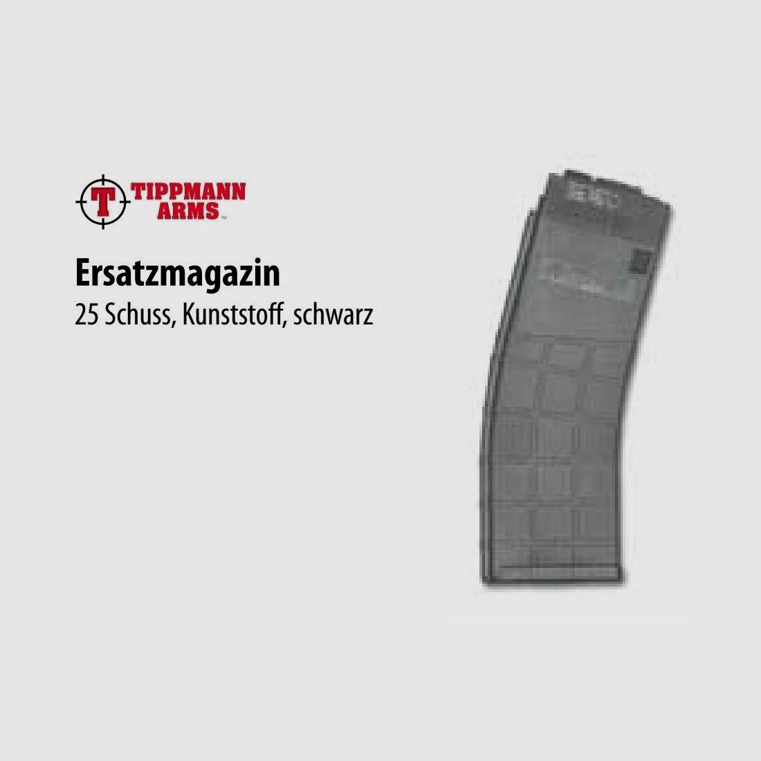 Magasin de rechange Tippman Arms 25 coups pour carabine à répétition Tippman Arms (TIPPMANN-ARMS-MAGAZIN-25RD)