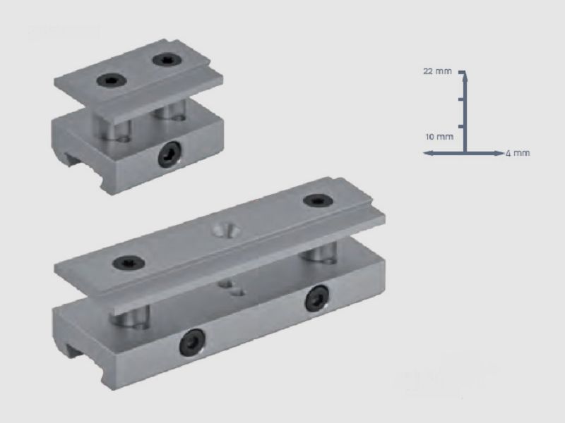 Centra Block Club Anschütz Mod. 54 10-22mm richtlijn verhogingen
