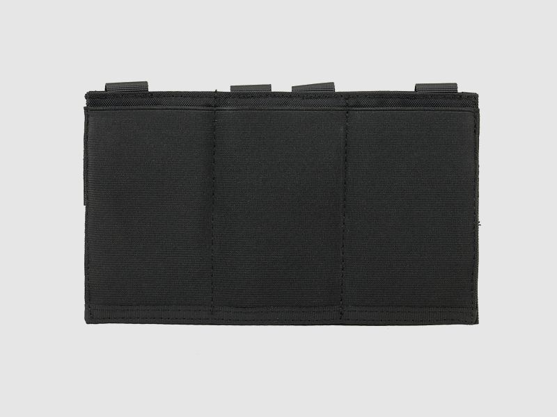 Elastic Triple M4/M16 Magazine Pouch - Black [8FIELDS]