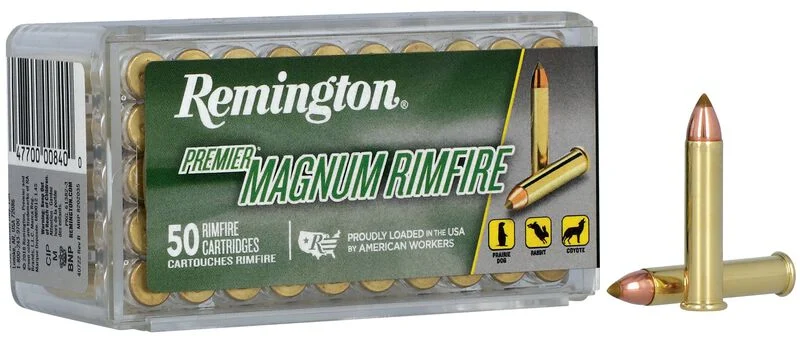 Remington Premier Magnum Rimfire .22 Win. Mag. 50GR Accutip-V 50 nabojów, zdjęcie 2 z 2