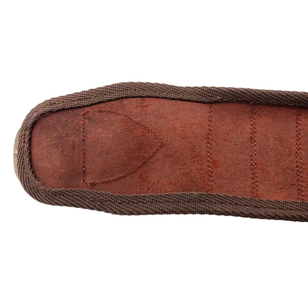 Patronengürtel aus braunem, gewachstem Leder – Country Sellerie 20 Röhren, Bild 3 von 4